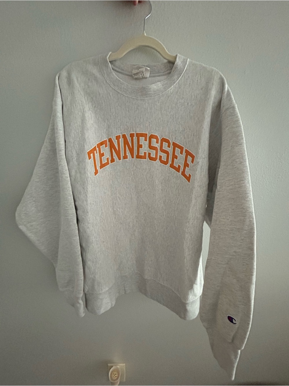 Champion Tennessee Gray Crewneck Sweatshirt Reverse Weave XL